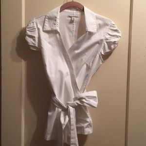Banana Republic Wrap around shirt